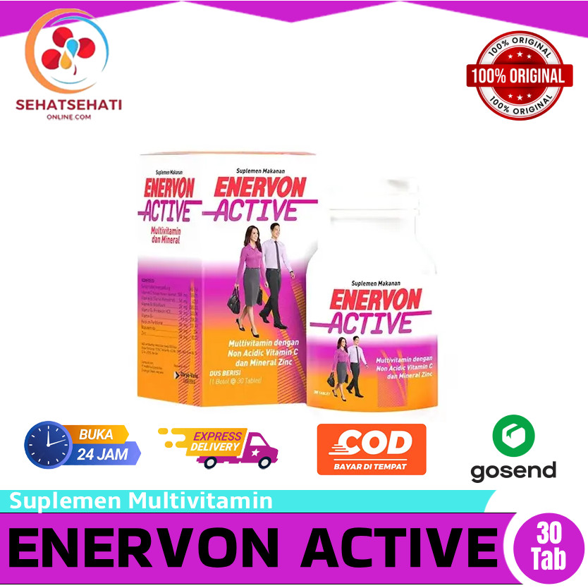 Enervon Active 30 Tablet / Enervon C Active Botol 30 Tablet