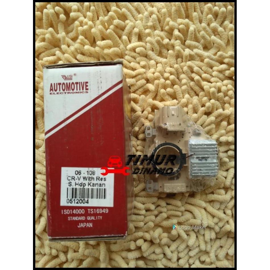 DISKON IC REGULATOR USI AUTOMOTIVE HONDA STREAM 2.0 CR-V WITH RESISTOR RH 12V 0512004 
