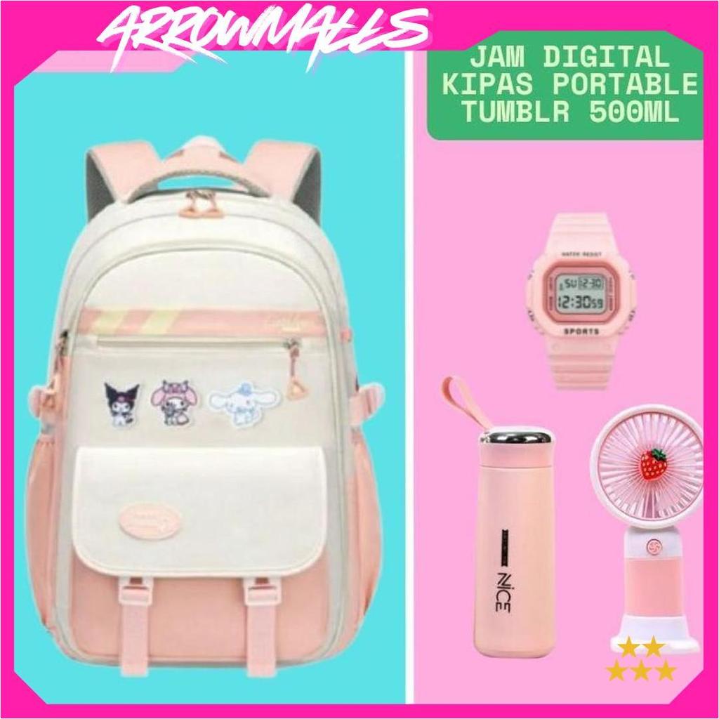 TAS SEKOLAH KARAKTER SANRIO KULKAS TAS RANSEL ANAK KARAKTER TAS SEKOLAH ANAK TAS ANAK TK TAS RANSEL 