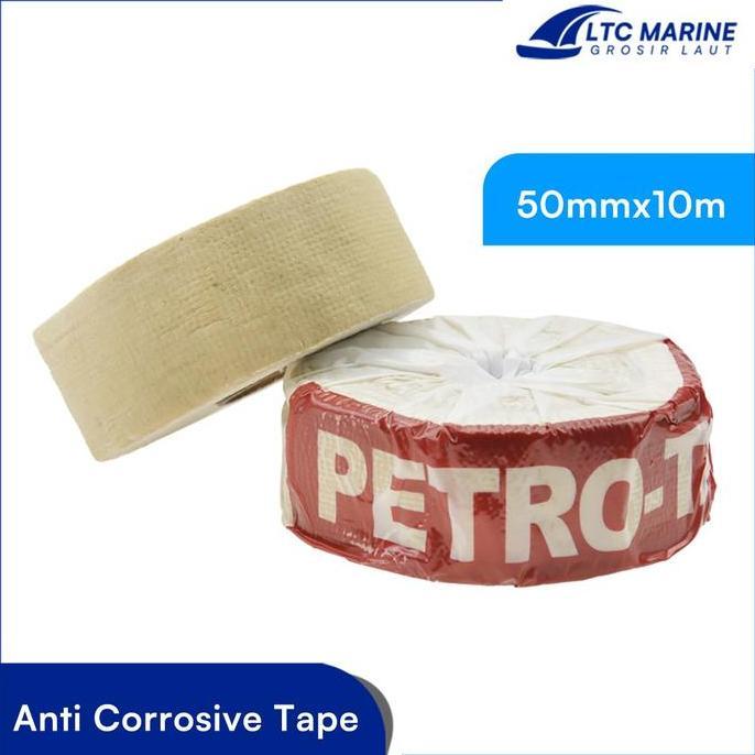 ernashop577 - impa 812471 petro tape grease tape anti corrosive waterproof isolasi pipa 50mm x 10mtr