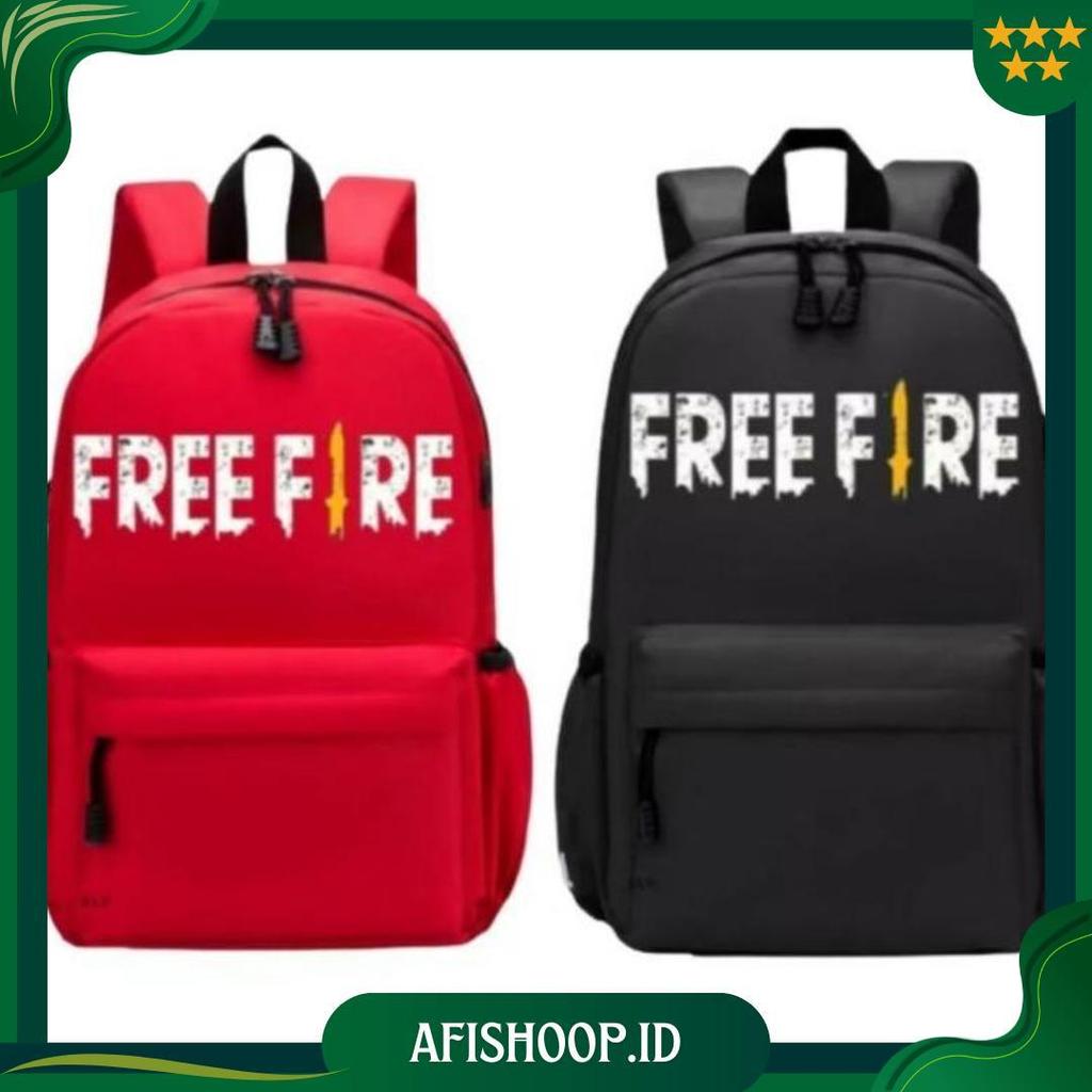 Ransel Backpack Anak FREE FIRE ransel anak termurah / FF / BOOYAH / tas gandong / ransel anak sekola