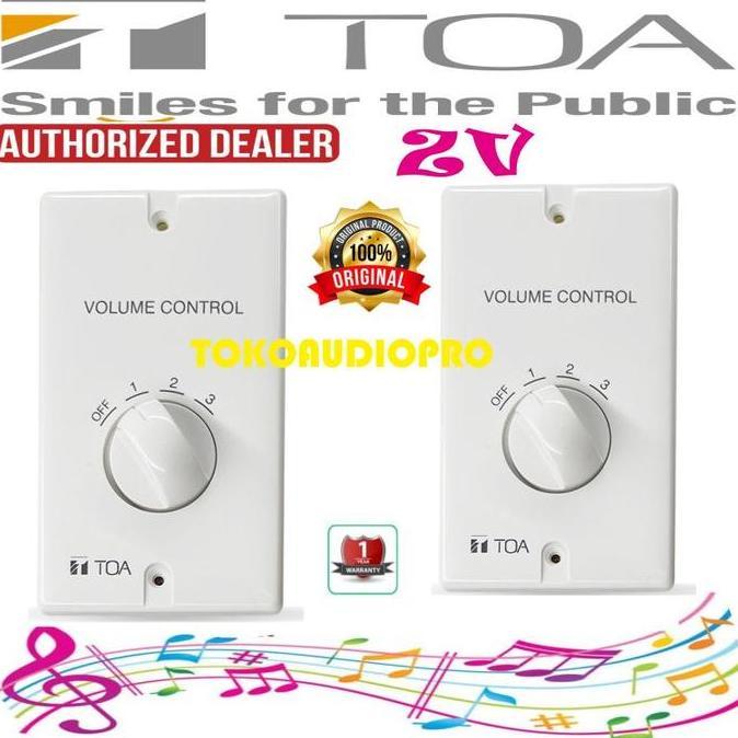 TERLARIS TOA ZV303 / ZV064 ATTENUATOR VOLUME CONTROL SPEAKER TOA ZV-303 / ZV-064