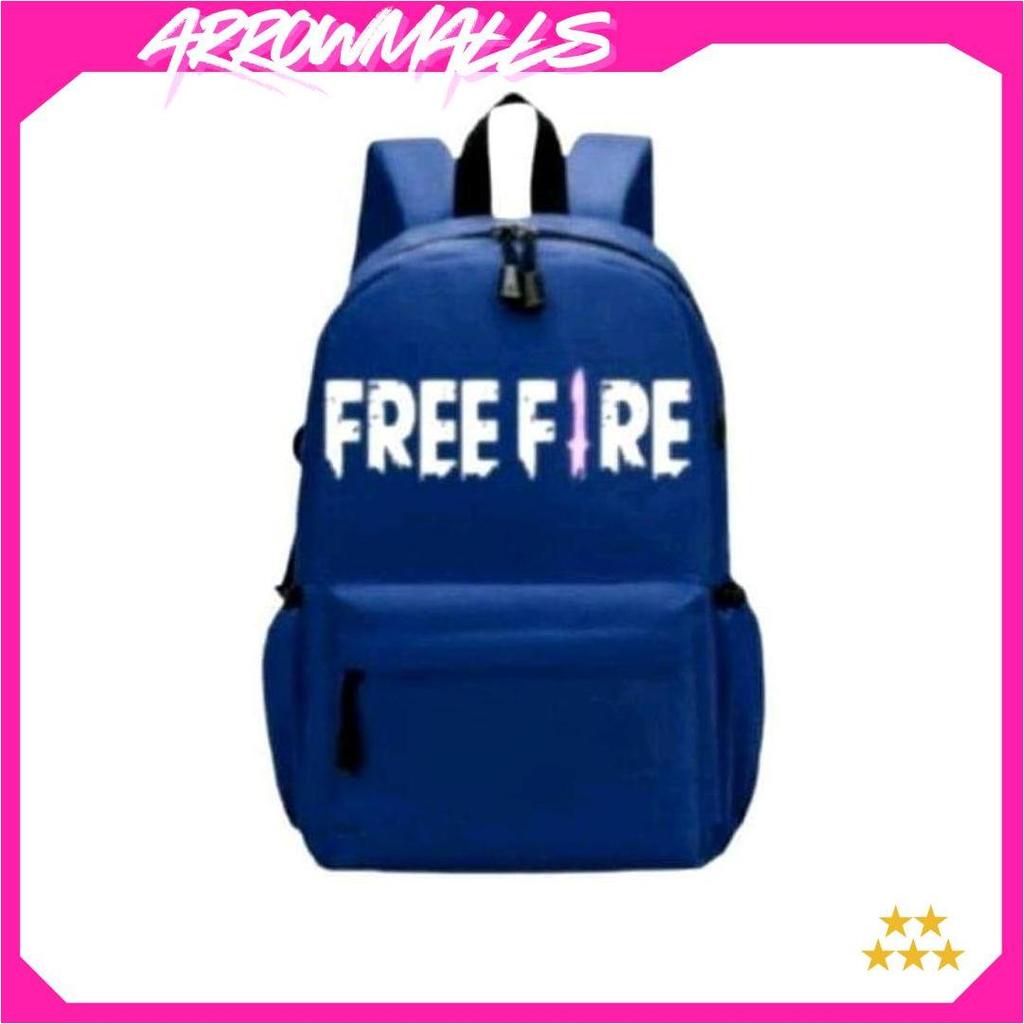 Ransel Backpack Anak FREE FIRE ransel anak termurah / FF / BOOYAH / tas gandong / ransel anak sekola