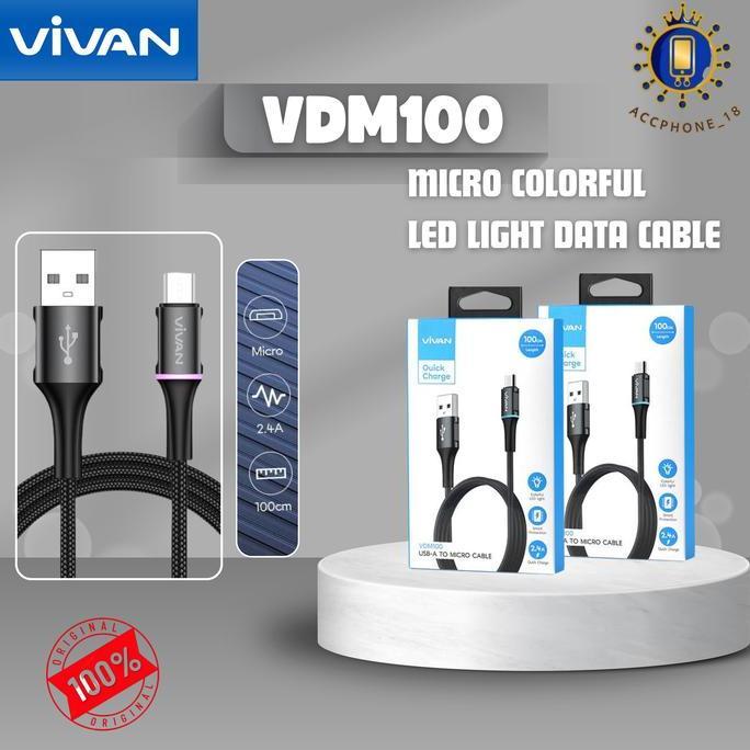 VIVAN VDM100 2.4A MICRO USB kabel data
