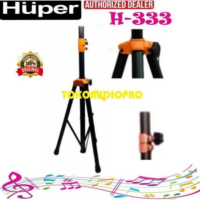 TERLARIS STAND SPEAKER HUPER H-333 STAND SPEAKER TRIPOD HUPER H333 SPEAKER STAND