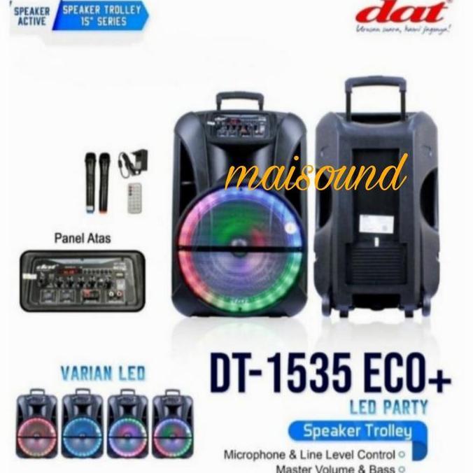 TERLARIS SPEAKER PORTABLE DAT DT1535 15 INCH ORINAL DAT DT 1535 ECO 15INCH
