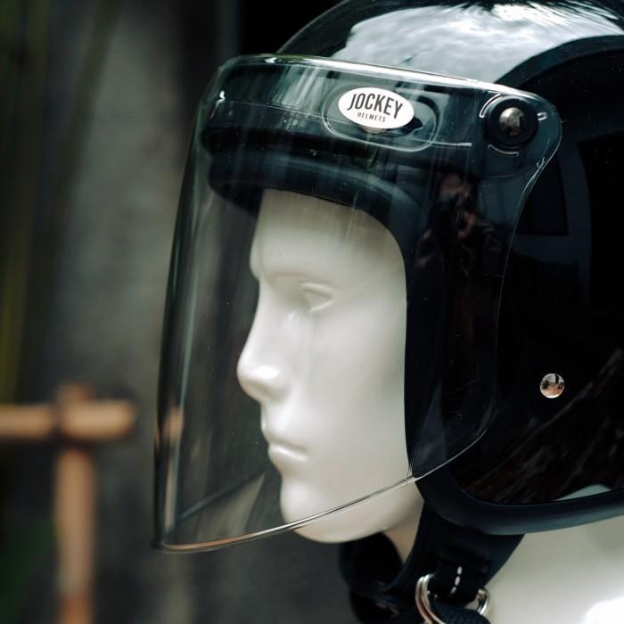 Jockey Helmets | Flat Visor Slim Head Universal Original Dan Terpercaya