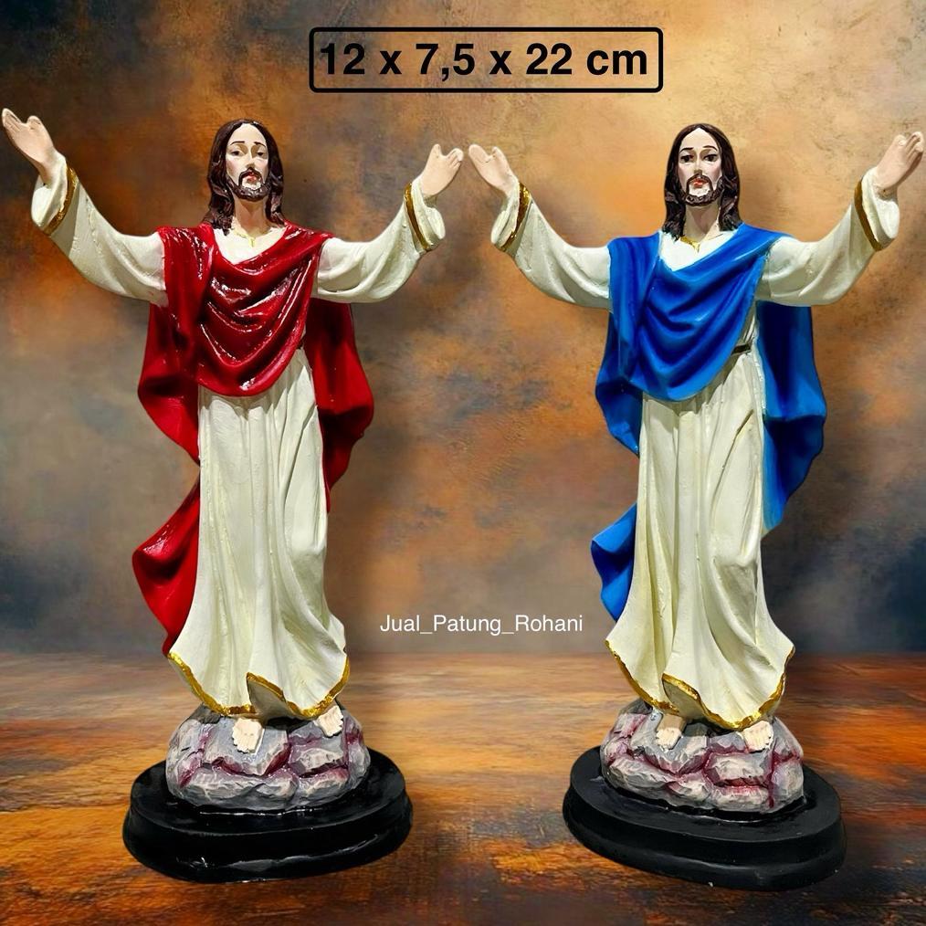 Patung Yesus Memberkati Resin 20 Cm Diskon