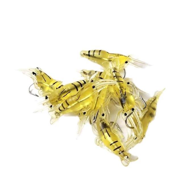Umpan Memancing Model Udang Kecil Lengkap Dengan Kail Panjang 4Cm - Pancing Ikan Laut Allshop