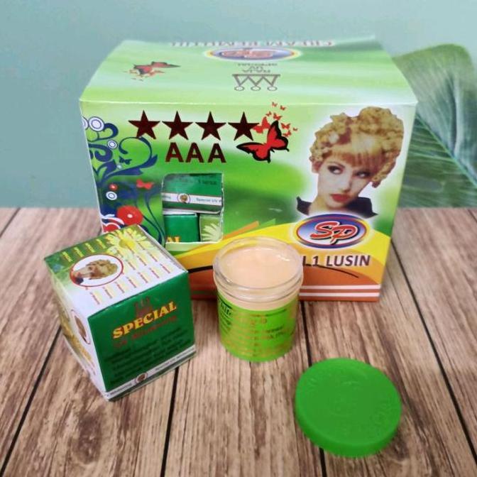 ELIMASANUK - 6 PCS CREAM SP RAJA ORIGINAL/BEDAK SP RAJA UV WHITENING CREAM WAJAH