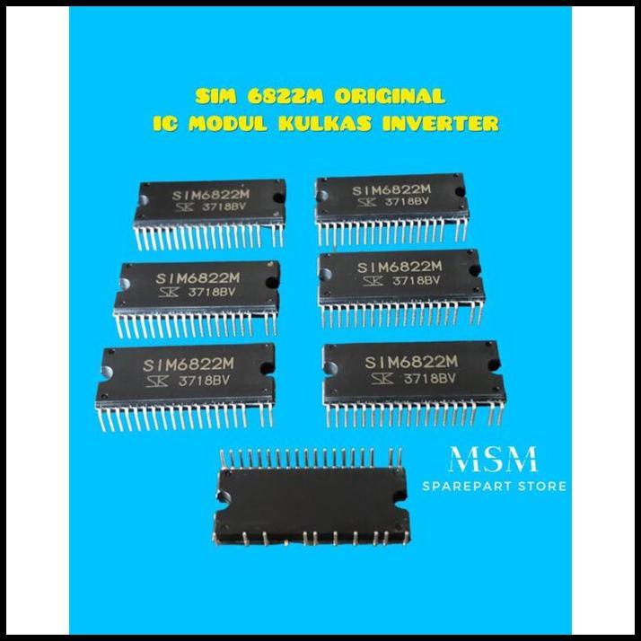 DISKON SIM 6822M ORIGINAL IC MODUL KULKAS INVERTER 