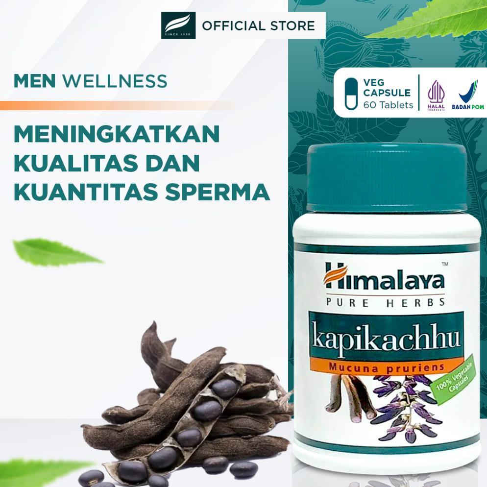(Terbaru) Himalaya Kapikachhu isi 60 | Supplement Herbal Vitalitas | Suplemen Energi Pria Dewasa (Te