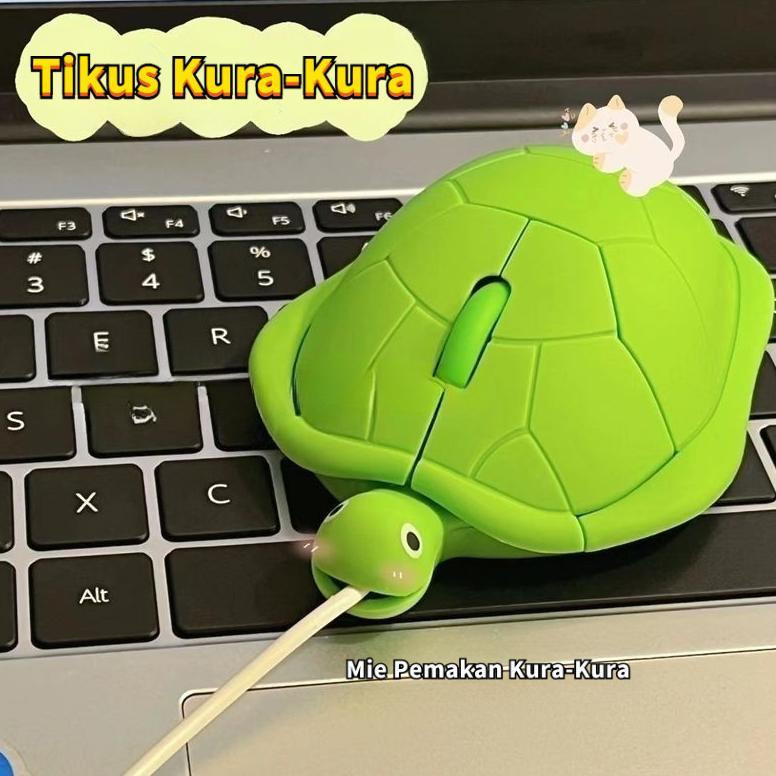 Mouse Bluetooth Wireless Lucu/Mouse Kartun/Mouse Game/Mouse Bisu Nirkabel Berkabel Usb Diskon
