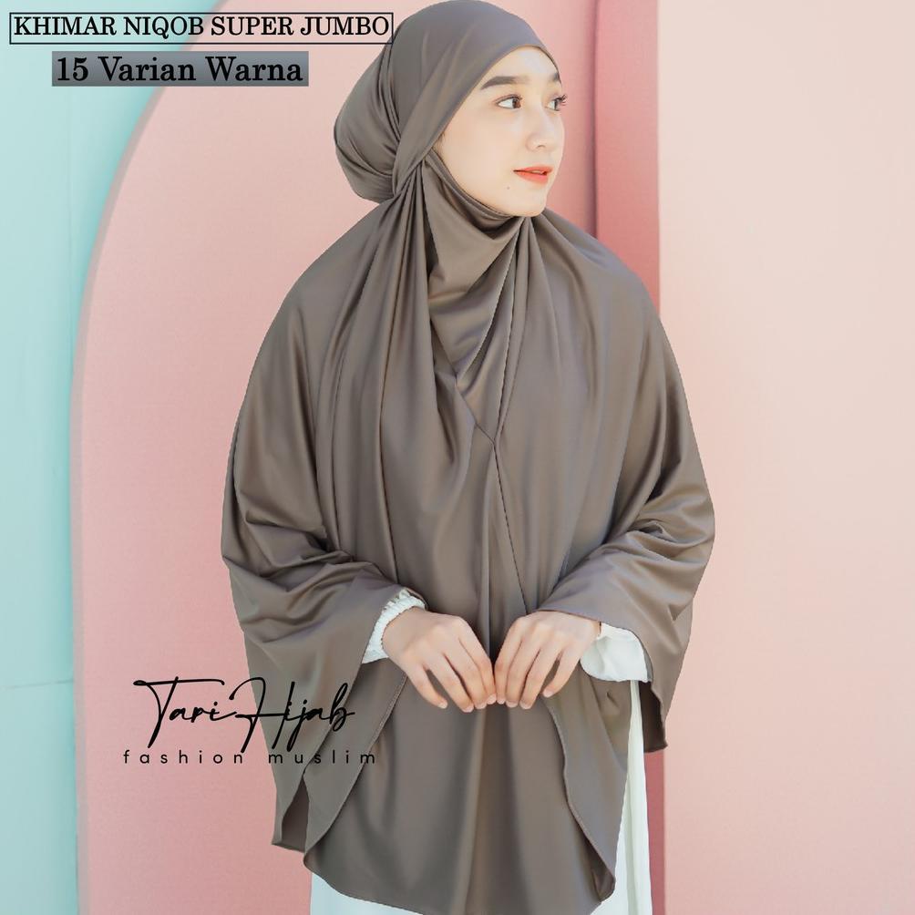 HEMAT JIBAB INSTAN TERBARU PREMIUM KHIMAR SYARI JUMBO HIJAB CADAR