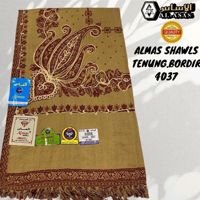 Al Asas Sorban Almas Shawls Bordir.Tenun.4037