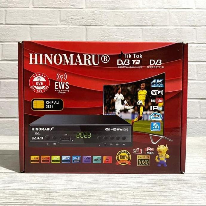 TERLARIS SET TOP BOX DVB T2 HINOMARU / SET TOP BOX HINOMARU