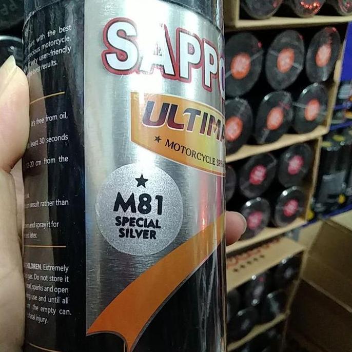 Grosir Pilok Pilox Cat Semprot Cat Spray Saporo Sapporo Ultimate 400Ml Varian Abu Tua Abu Muda Abu M