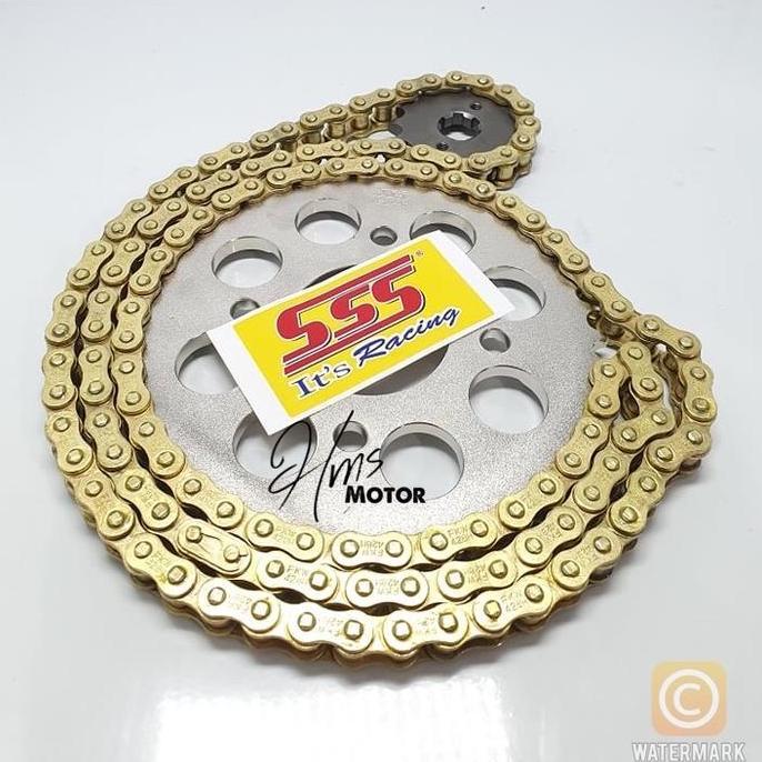 Gir Set Sss Cbr, Cb 150 R, Megapro,Verza,Tiger,Rantai Gold 428/Gear Set Sss Cbr 150,Cb 150R Baut 4 G