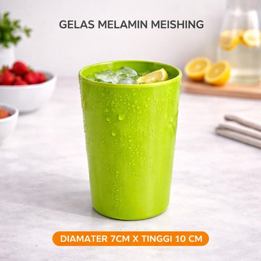 Gelas Tinggi Melamin Meishing 300 Ml Gelas Teh Kopi Cangkir Gelas Murah  Food Grade Tahan Panas Vira