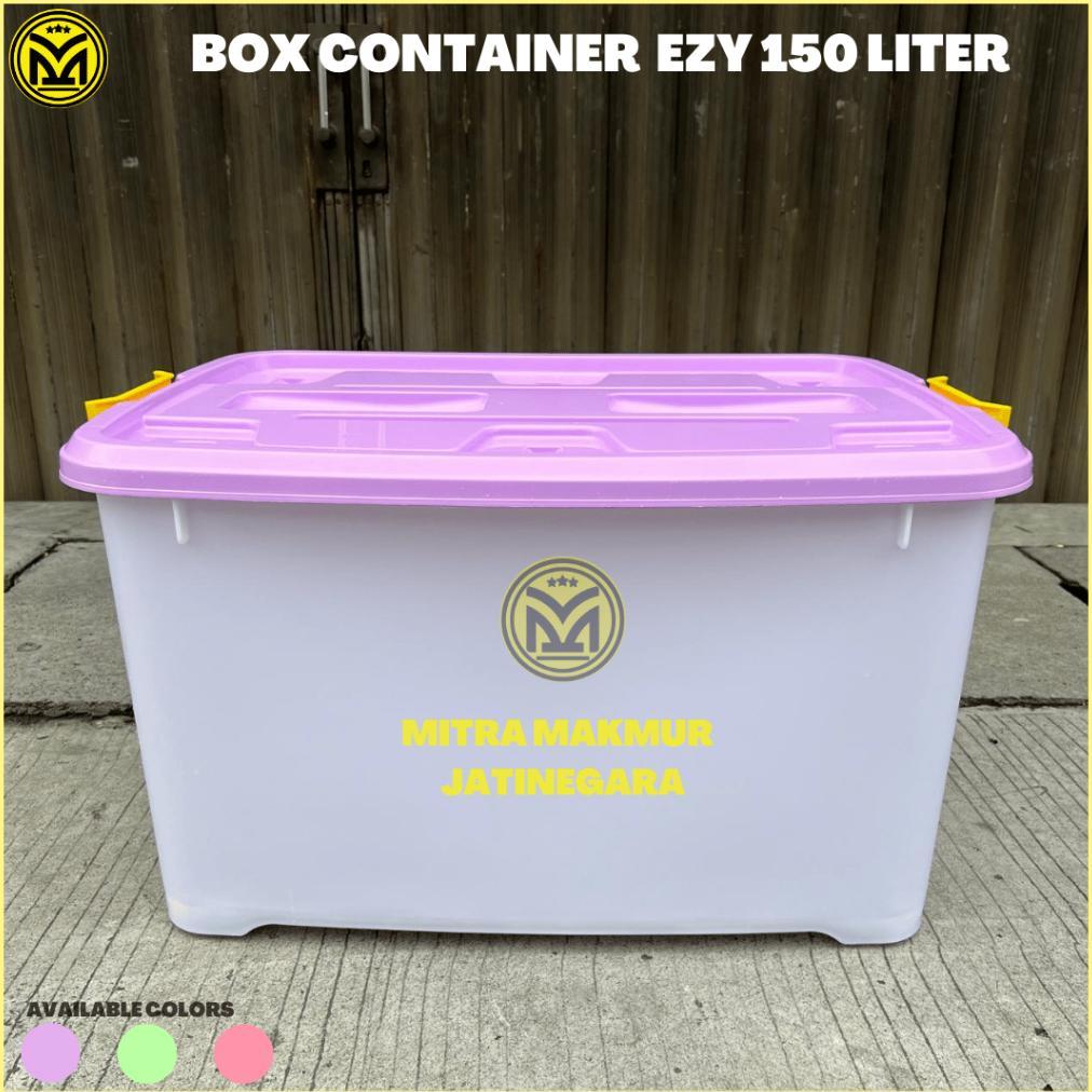 Ezy Box Container Box Ezy 130 150 Ezy 130 Ezy 150 Box Penyimpanan Dengan Roda Kontainer Plastik Baru