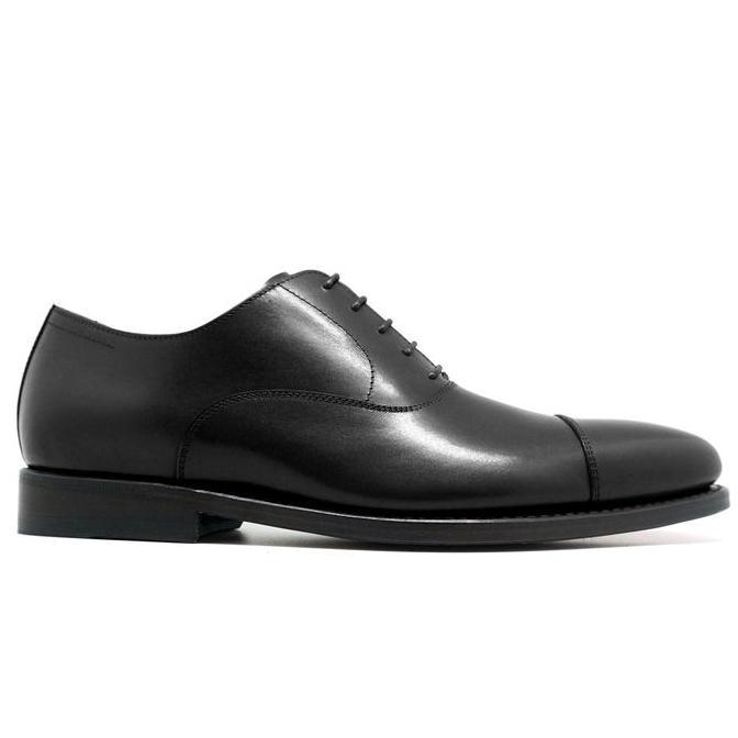 Fortuna Shoes Sepatu Kulit Pria Oxford Cap Toe - Leather 7912
