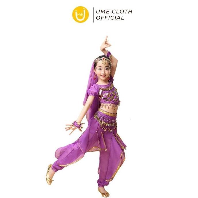 NEW FASHION ANAK KOSTUM ADAT INDIA - BAJU CELANA ANAK PEREMPUAN 1012 ORI