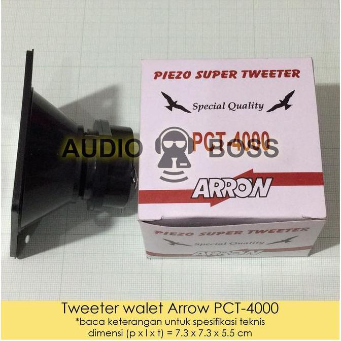 Tweeter Walet Arrow PCT 4000 / Tweeter Wallet Piezzo Arrow PCT-4000