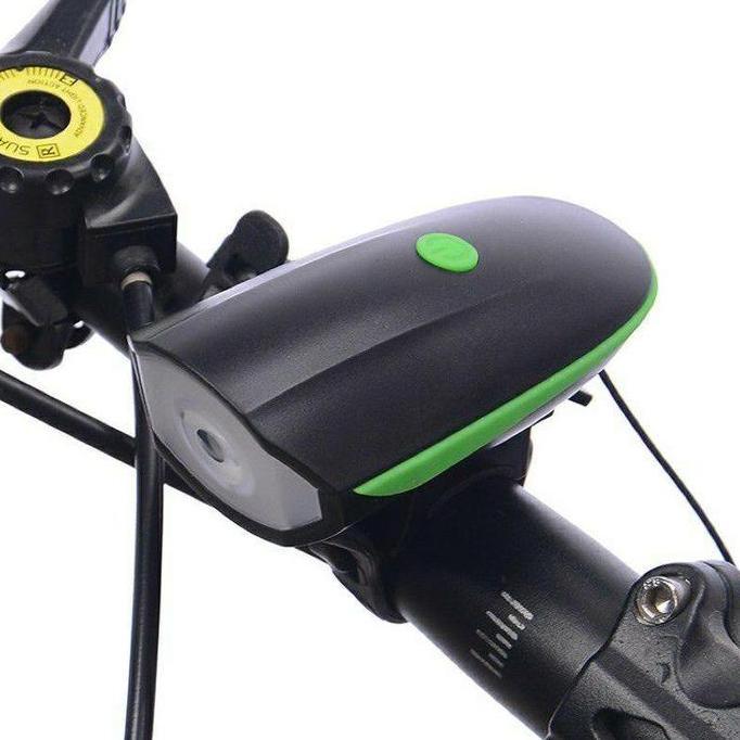Lampu depan sepeda plus klakson sepeda nyaring