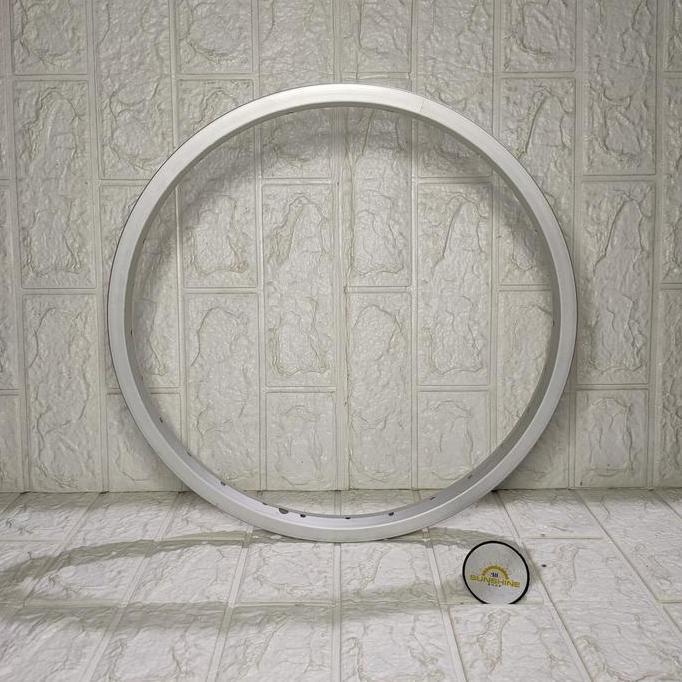 Velg Rims 18 Alloy Silver Rim Lubang 28H Valve AV Bisa V dan U-Brake Sepeda Anak BMX Mini Lipat Seli