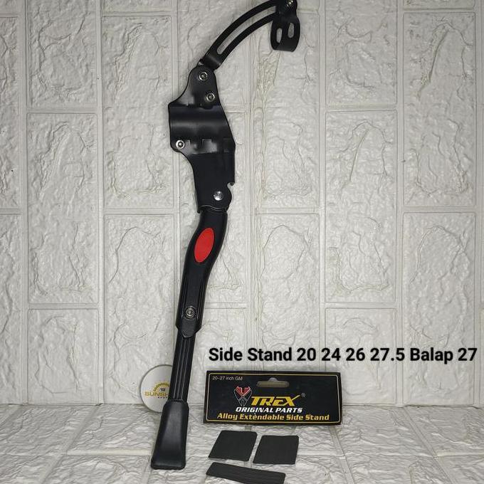 Jagang Samping Sepeda TREX Model Koba Alloy Adjustable Standar Parkir MTB Federal CTB 26 27.5