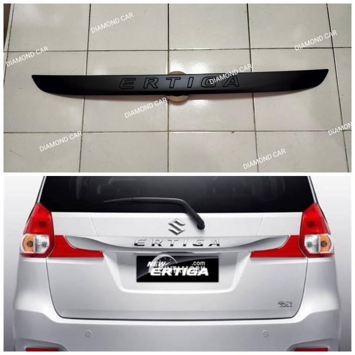 SUZUKI NEW ERTIGA 2016 GARNIS LIS LIST TRUNKLID BELAKANG HITAM BEST QUALITY