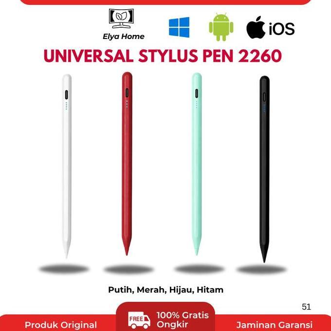 Universal Stylus Pen 2260 for Android iOS Windows - Stylus Tablet iPad Samsung Huawei Xiaomi Lenovo