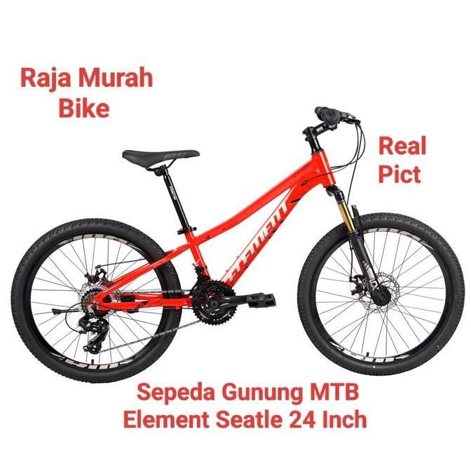 Sepeda Gunung MTB 24 Inch Element Seatle Sepeda MTB Element Seatle 24 Inch Sepeda Gunung Element