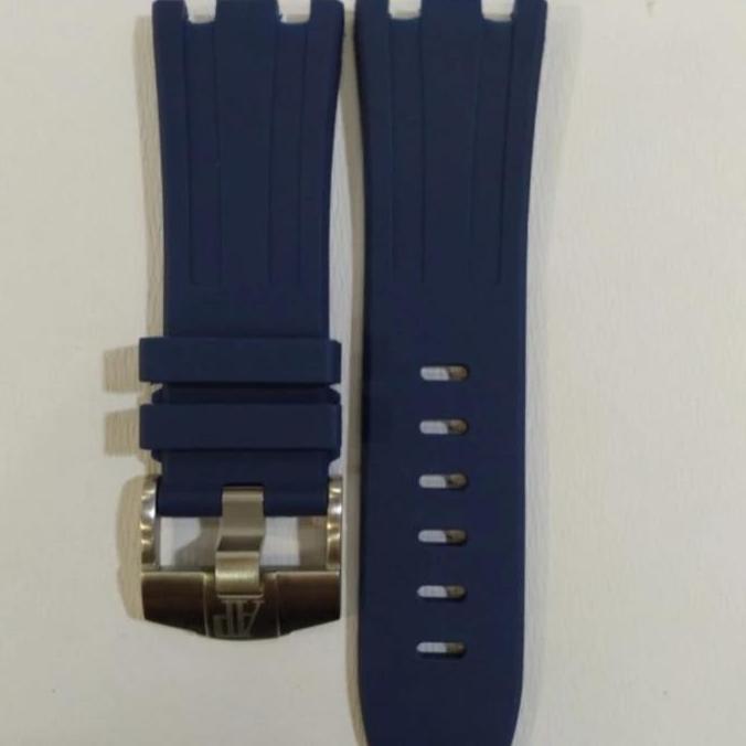 Tali Jam Royal Oak Diver Rubber Strap 28mm + Buckle Bekel Stainless