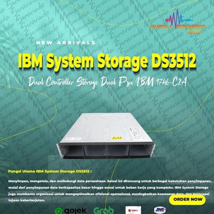 IBM 1746-C2A - IBM System Storage DS3512 Dual Controller Storage Dual Psu