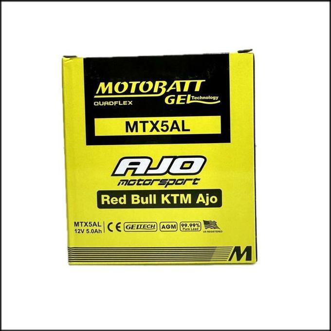 Promo Aki Motor Honda Supra Fit New Motobatt Mtx5Al Aki Kering Cod