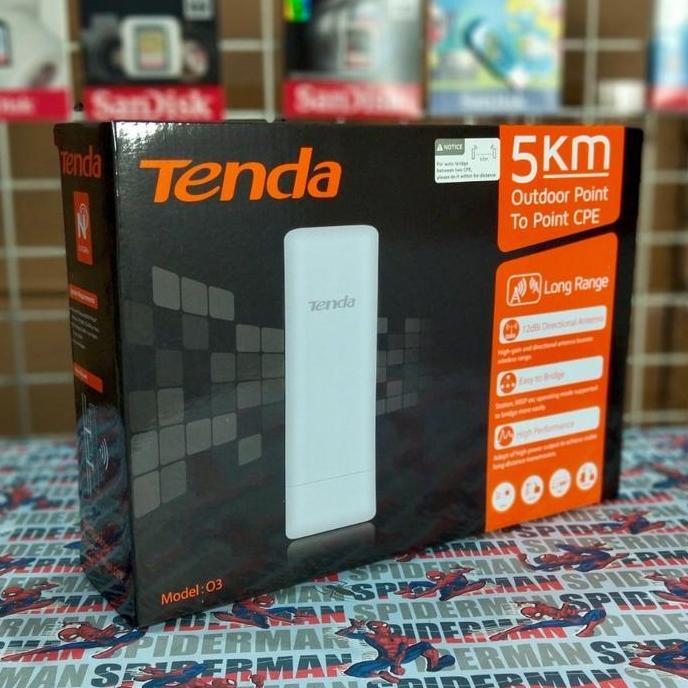 Tenda O3 5Km Outdoor Point To Point Cpe - Tenda 03 Wireless Router