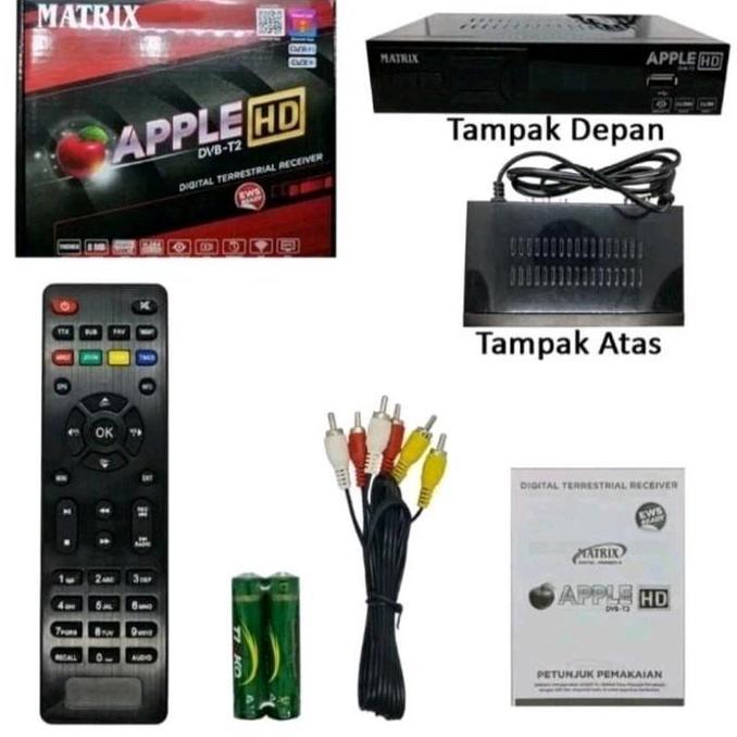 Sale Set Top Box Tv Digital Matrix Apple Merah Hd Stb Matrix Apple Wifi