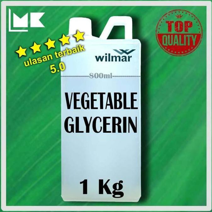 VEGETABLE GLYCERINE - GLISERIN USP GRADE merk WILMAR 1 Kg Hand Tangan