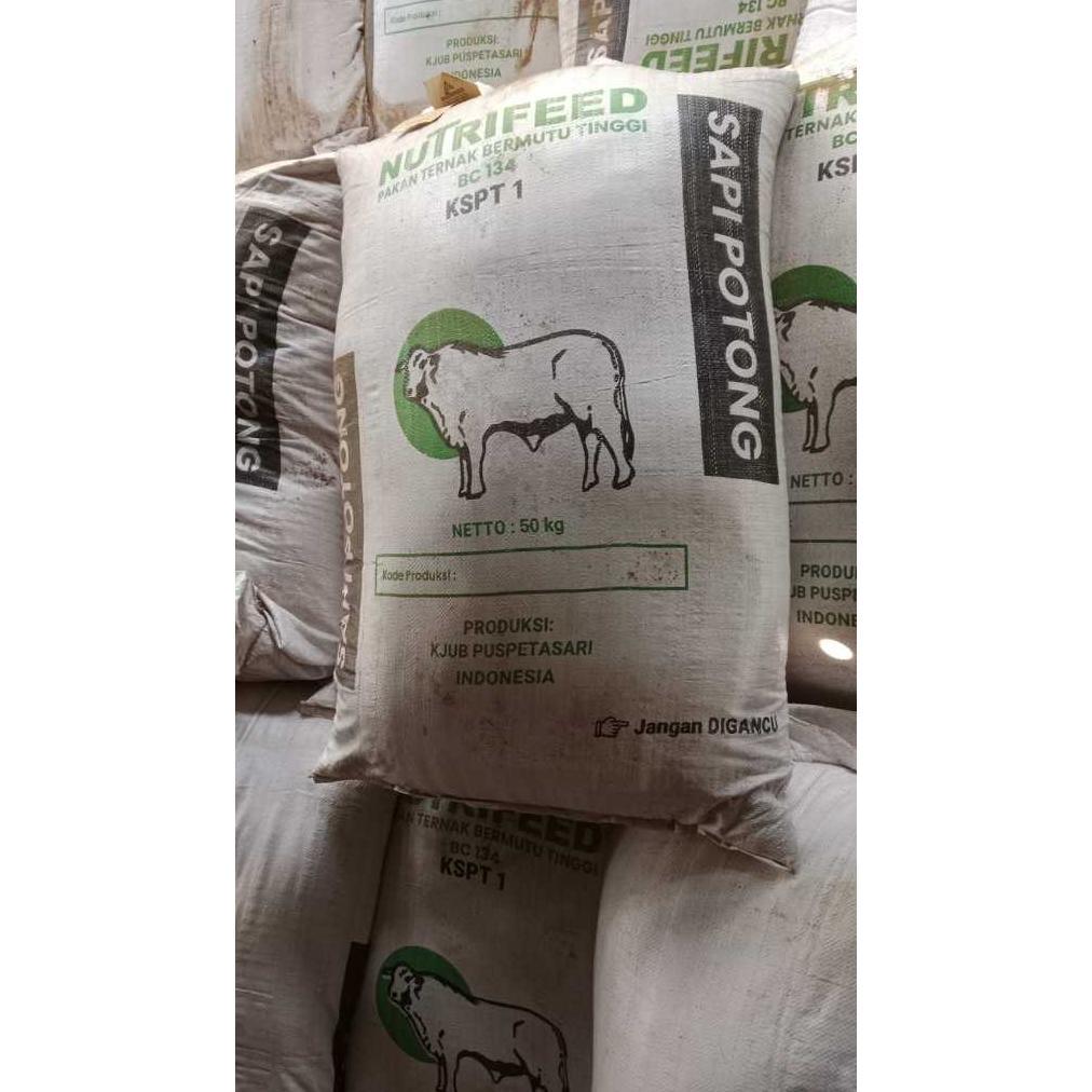 Ready Stock 1 karung Konsentrat Nutrifeed BC134  Pakan Sapi dan Kambing penggemukan Berkualitas