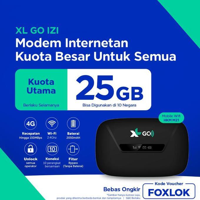 Xl Go Izi - Hkm M21 (25Gb)