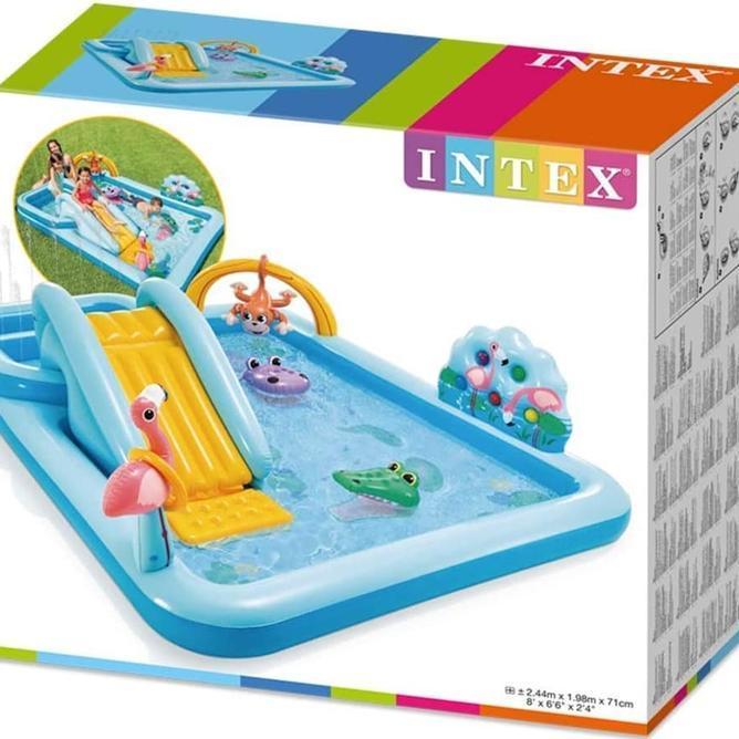 Kolam Renang Perosotan Jungle Adventure Play Center Intex 57161