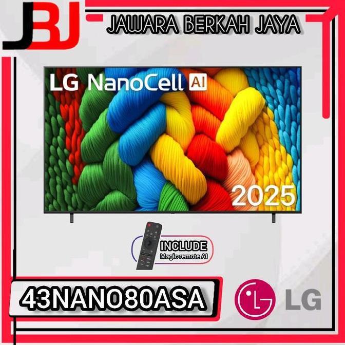 Promo Smart Tv Lg 43" 4K Nanocell 43Nano80Asa Tv Lg 43 Inch Smart 43Nano80