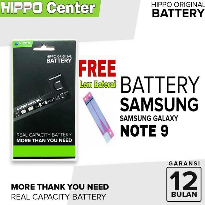 HARGA DISC - Baterai Hippo Compatible with SAMSUNG Note 9 Battery Galaxy Note 9 Batre