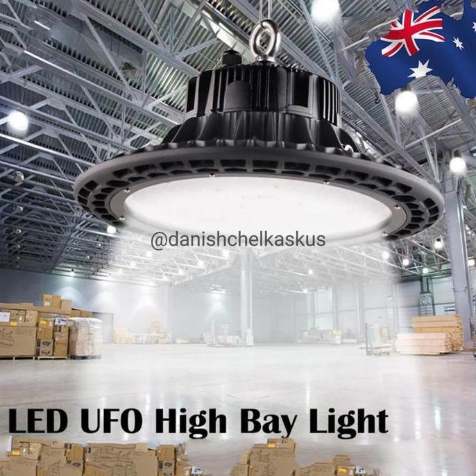 Led Ufo High Bay Lampu Pabrik / Industri 100 Watt