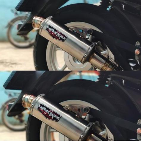 knalpot Black Devil Honda beat scoopy fullsystem