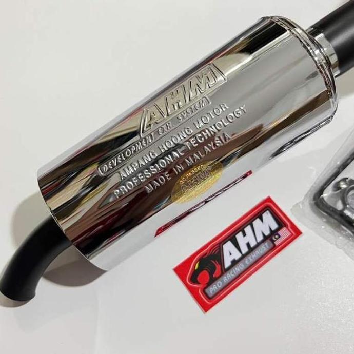 KNALPOT AHM SATRIA 2TAK ASLI ORINAL MALAYSIA