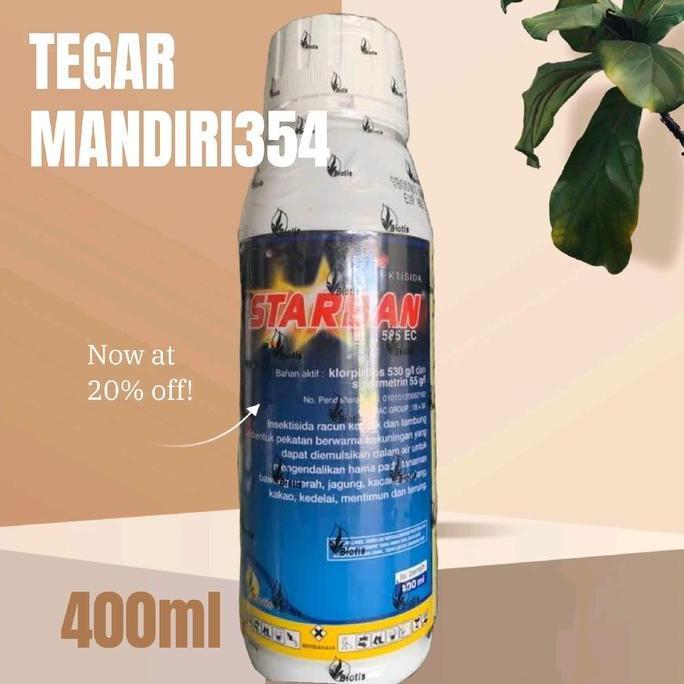 Insektisida starban 400ml Racun ulat Starban 400ml
