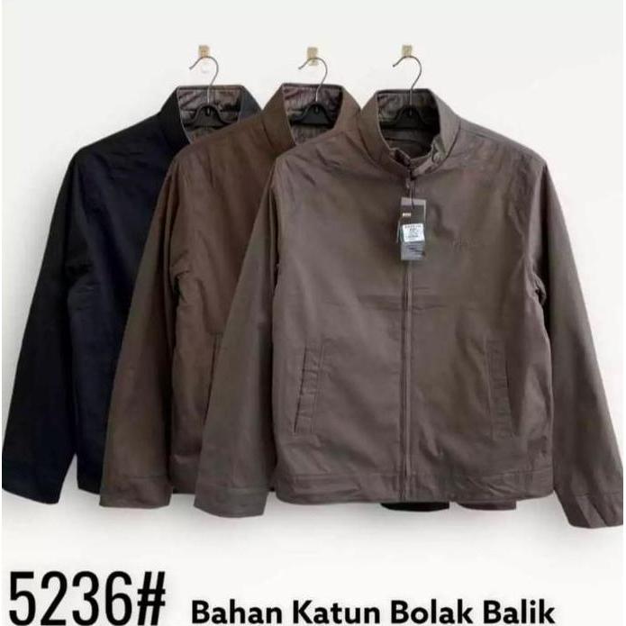 NEW JAKET BOSS IMPORT CLASSIC BOLAK BALIK JUMBO PRIA MURAH ORIGINAL ORI
