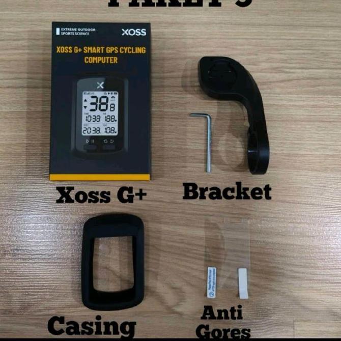 Ready XOSS G+ Smart GPS Cycling Computer Speedometer Sepeda Xoss G+ GPS C-Comp Digital Wireless Blue